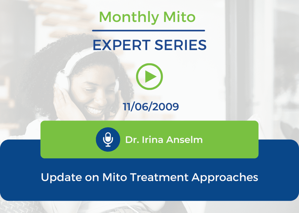 Update on Mito Treatment Approaches