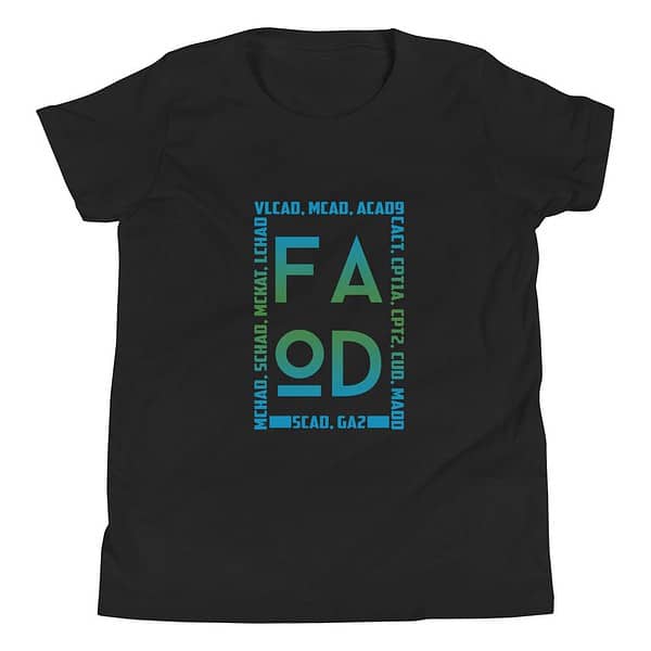Youth Short Sleeve FAOD T-Shirt - Image 2
