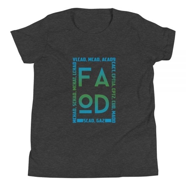 Youth Short Sleeve FAOD T-Shirt - Image 3
