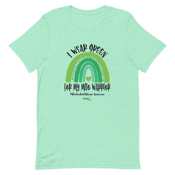 Short-Sleeve Unisex 'I Wear Green for My Mito Warrior' T-Shirt - Image 6