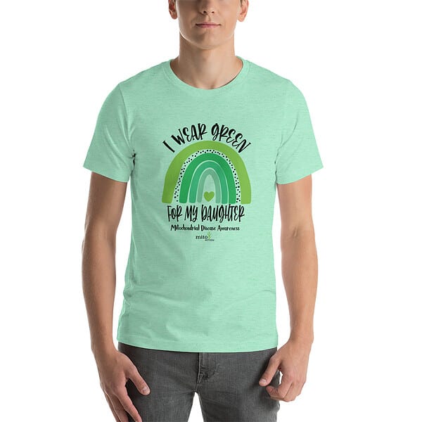 Short-Sleeve Unisex 'I Wear Green for My Daughter' T-Shirt - Image 6