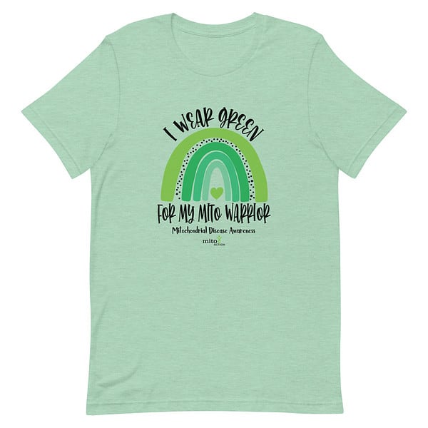 Short-Sleeve Unisex 'I Wear Green for My Mito Warrior' T-Shirt - Image 4