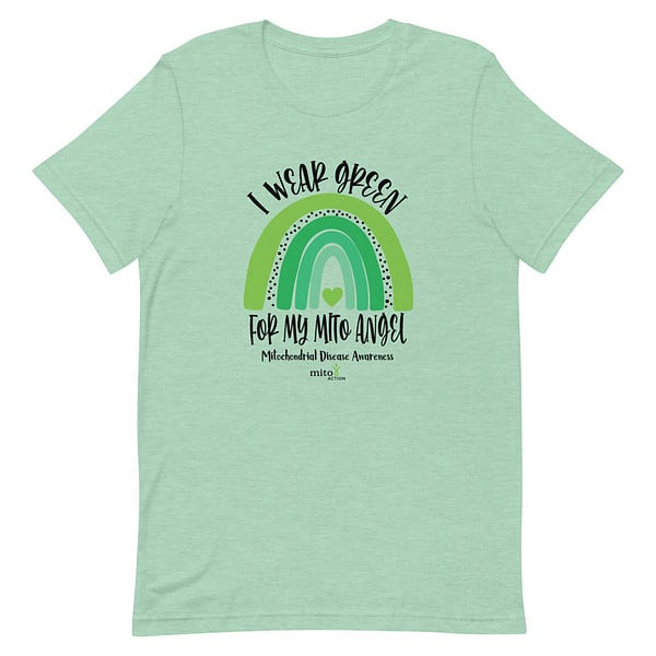 Short-Sleeve Unisex 'I Wear Green for My Mito Angel' T-Shirt - Image 4