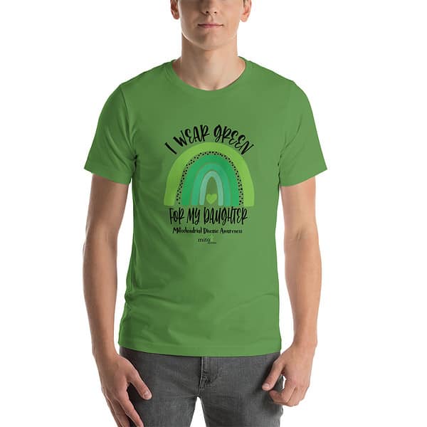 Short-Sleeve Unisex 'I Wear Green for My Daughter' T-Shirt - Image 3