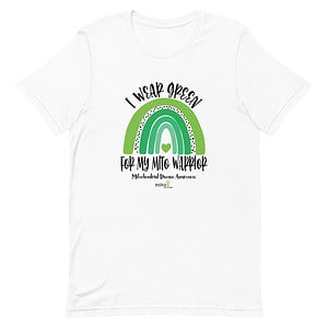 Short-Sleeve Unisex 'I Wear Green for My Mito Warrior' T-Shirt