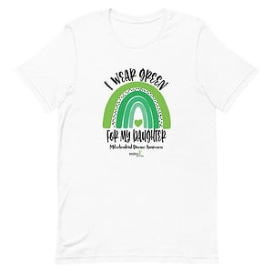 Short-Sleeve Unisex 'I Wear Green for My Daughter' T-Shirt