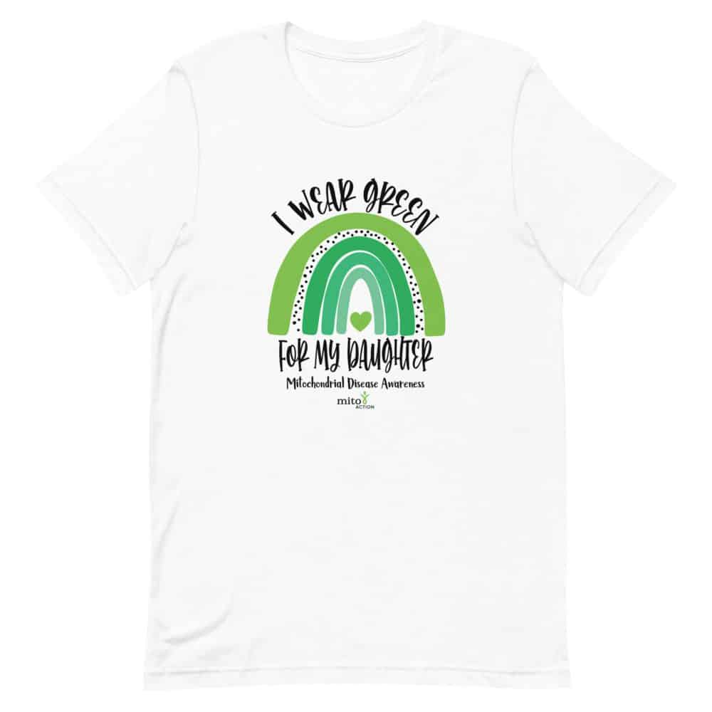 Short-Sleeve Unisex 'I Wear Green for My Daughter' T-Shirt - MitoAction