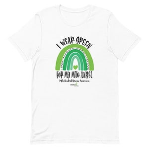 Short-Sleeve Unisex 'I Wear Green for My Mito Angel' T-Shirt
