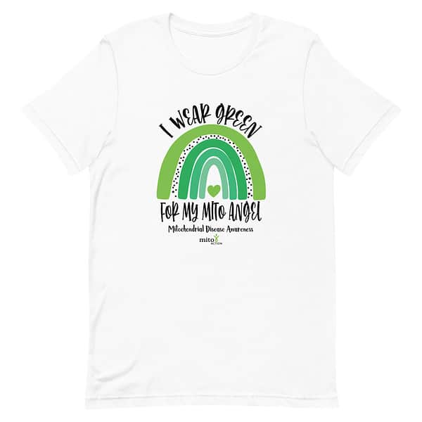 Short-Sleeve Unisex 'I Wear Green for My Mito Angel' T-Shirt