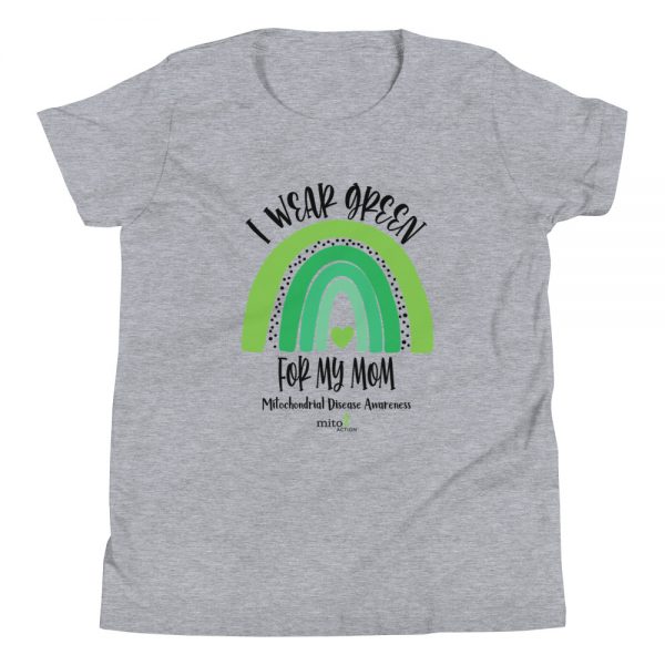 Youth Short Sleeve 'I Wear Green for My Mom' T-Shirt - Image 3
