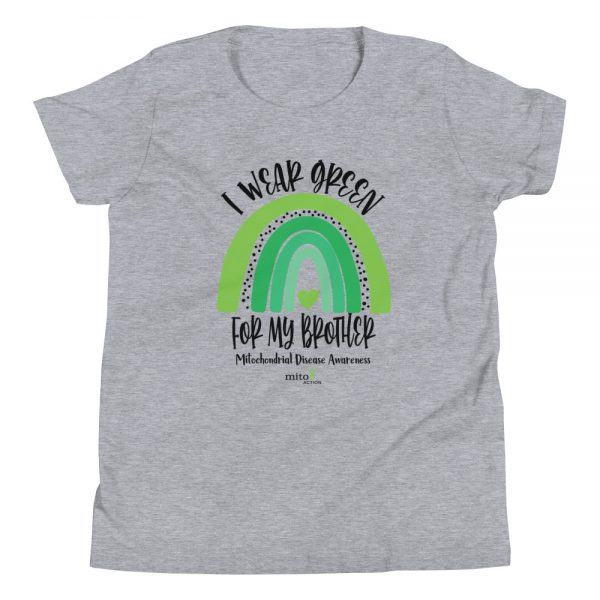 Youth Short Sleeve 'I Wear Green for My Brother' T-Shirt - Image 3