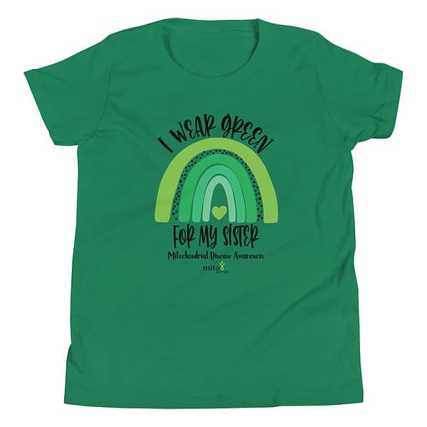 Youth Short Sleeve 'I Wear Green for My Sister' T-Shirt - Image 2