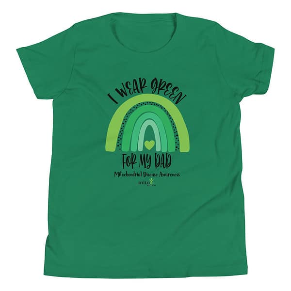 Youth Short Sleeve 'I Wear Green for My Dad' T-Shirt - Image 2
