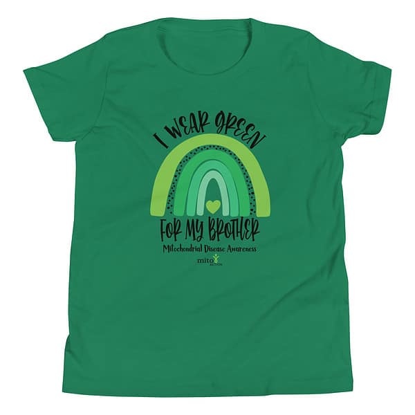 Youth Short Sleeve 'I Wear Green for My Brother' T-Shirt - Image 2