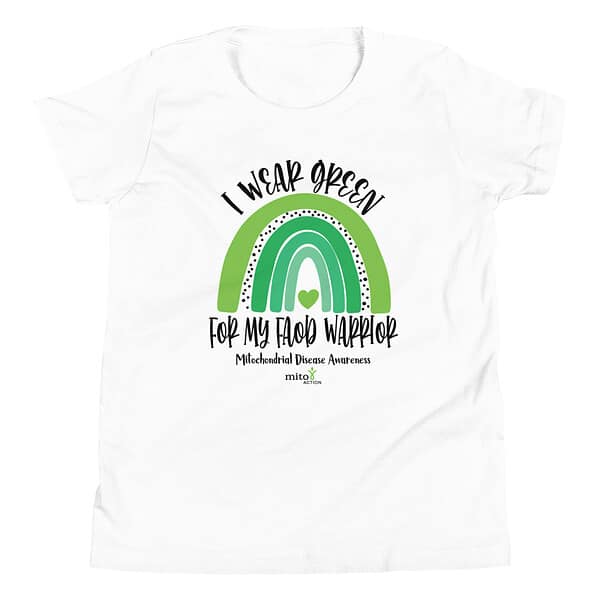 Youth Short Sleeve 'I Wear Green for My FAOD Warrior' T-Shirt