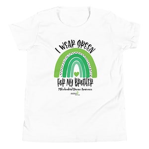 Youth Short Sleeve 'I Wear Green for My Brother' T-Shirt