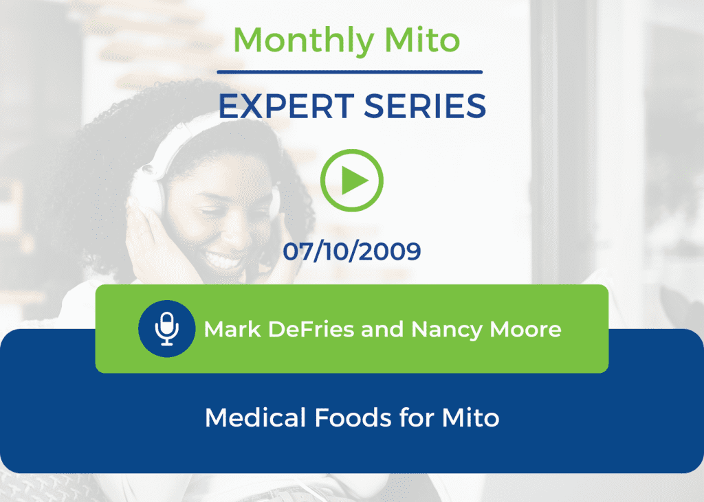 Medical Foods for Mito
