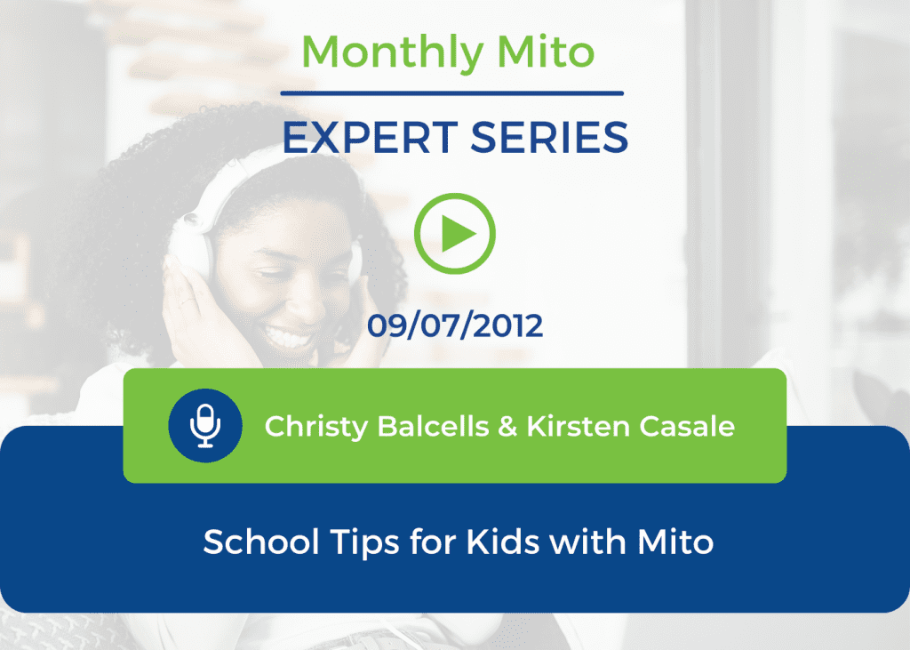 School Tips for Kids with Mito