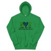 Unisex Zebra Peace Love Cure (FAOD) Hoodie - Image 2
