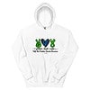 Unisex Zebra Peace Love Cure (FAOD) Hoodie