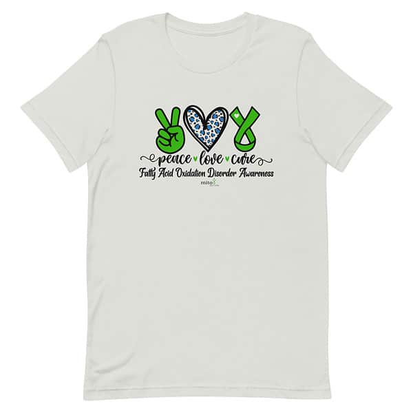 Short-Sleeve Unisex Leopard Peace Love Cure (FAOD) T-Shirt - Image 10
