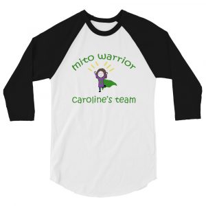 Caroline's Team 2022 3/4 sleeve raglan shirt