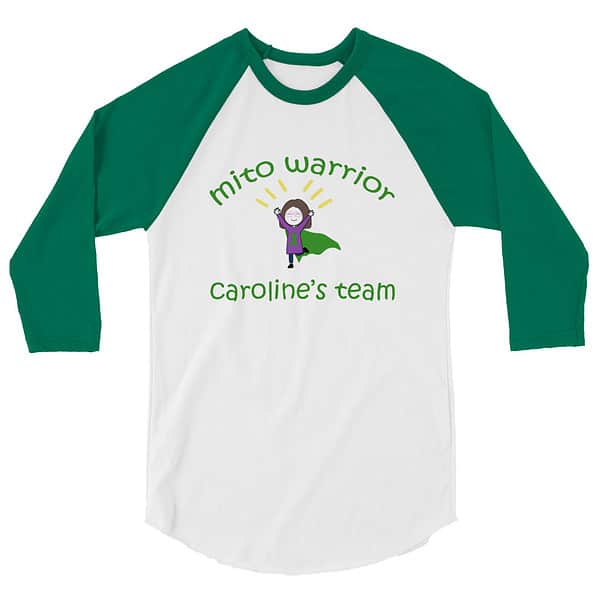 Caroline's Team 2022 3/4 sleeve raglan shirt - Image 3