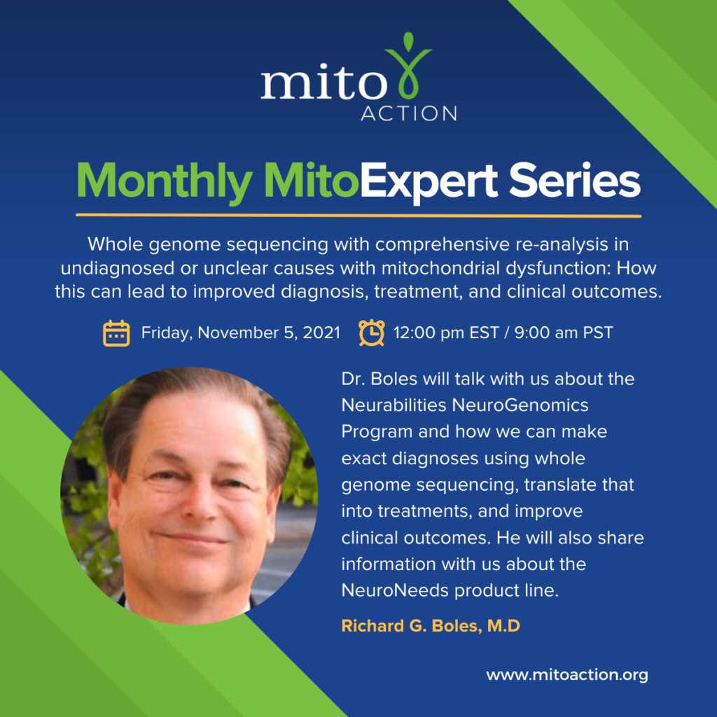 Whole genome sequencing with comprehensive re-analysis in undiagnosed or unclear causes with mitochondrial dysfunction: How this can lead to improved diagnosis, treatment, and clinical outcomes.