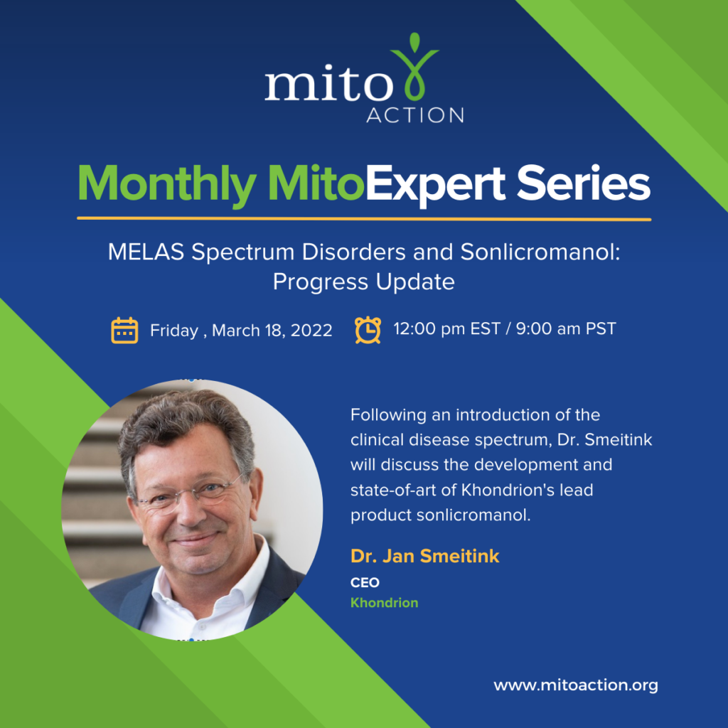 MELAS Spectrum Disorders and Sonlicromanol: Progress Update