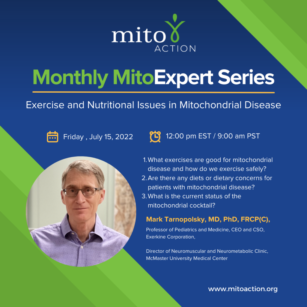 Exercise and Nutritional Issues in Mitochondrial Disease