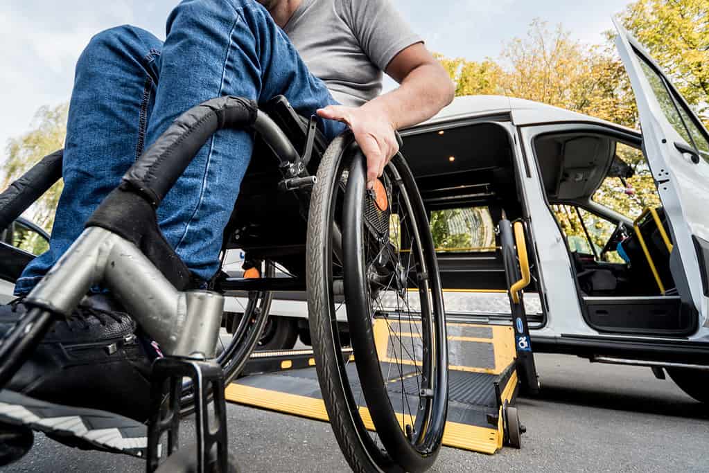Ramps and lifts are vehicle modifications that can make it much easier for people in wheel chairs to enter and exit.