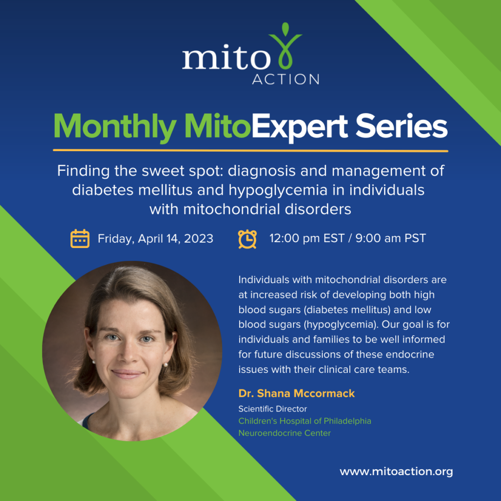 Finding the sweet spot: diagnosis and management of diabetes mellitus and hypoglycemia in individuals with mitochondrial disorders