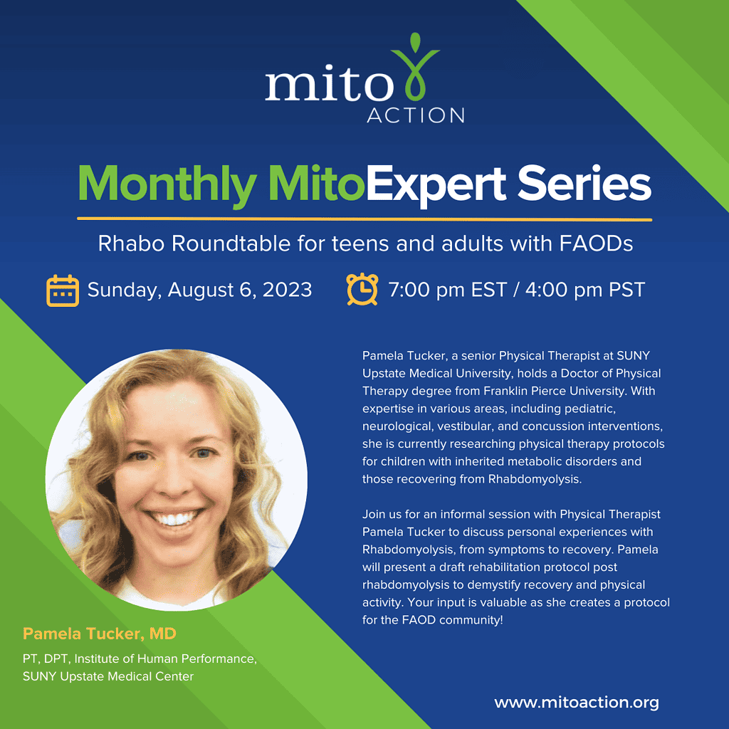 Expert Series: Rhabdo Roundtable for Teens & Young Adults with an FAOD Expert Series: Rhabdo Roundtable for Teens & Young Adults with an FAOD