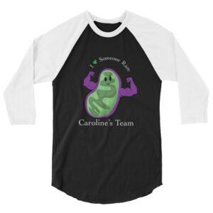 Caroline's Team by Korey Lesko 2023 Unisex 3/4 Sleeve Raglan Shirt