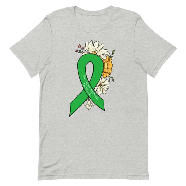 Green Ribbon by Korey Lesko Unisex T-Shirt - Image 4