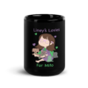 Liney's Lovies Black Glossy Mug - Image 6