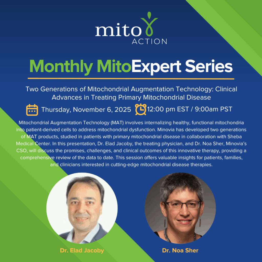 Expert Series: Two Generations of Mitochondrial Augmentation Technology: Clinical Advances in Treating Primary Mitochondrial Disease Expert Series: Two Generations of Mitochondrial Augmentation Technology: Clinical Advances in Treating Primary Mitochondrial Disease