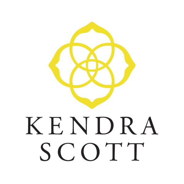 Kendra Scott Logo - MitoAction Abstract yellow rounded shape extending from the left above two thick black text lines (logo/banner area). MitoAction
